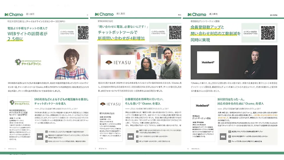 チャットボット活用成功事例集